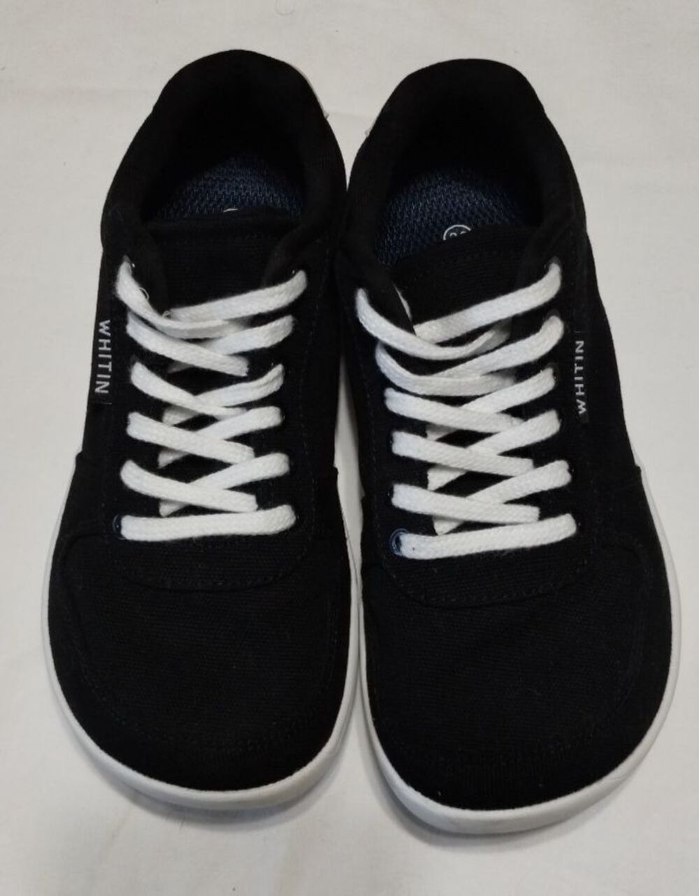 Women's Minimalist Barefoot Shoes | Zero Drop Sole | Wide Width Black Sneaker